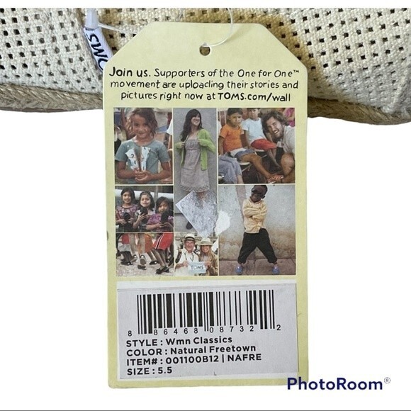 Toms Slip On Classic Flats Women’s size 5.5- NWT - Picture 5 of 8